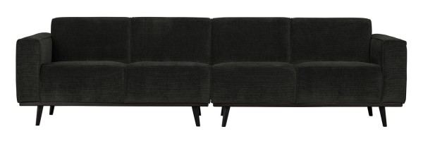 BePureHome 4 Sitzer Sofa Statement Rib Cord graphite Couch