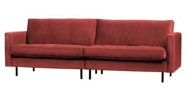 3 Sitzer Sofa Rodeo Classic Samt Velvet kastanie