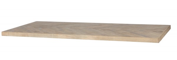 woood Tischplatte Tablo Mango 200 x 90 cm Fischgräte