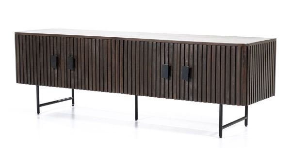 Tv-Möbel Remi 4 Türen Braun 170 cm