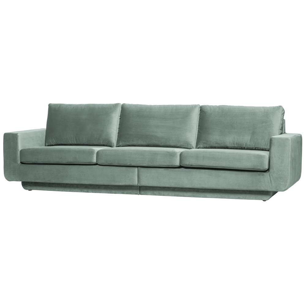 be pure 3 Sitzer Sofa Fame 282 cm Samt Velvet mint Couch
