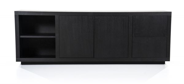 Sideboard Helsinki B 200 cm Kommode Eiche schwarz