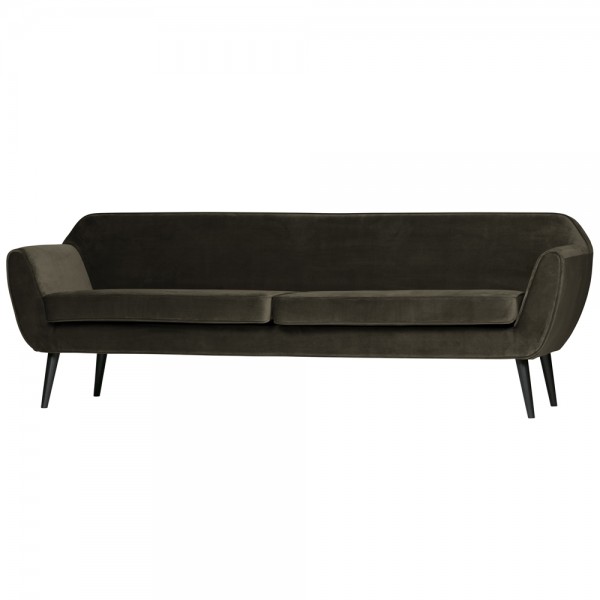 woood 4 Sitzer Sofa Rocco warmes grün B 230 cm Couch Garnitur Loungesofa Couchgarnitur