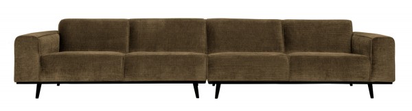 BePureHome XL 4 Sitzer Sofa Statement Rib Cord rock Couch