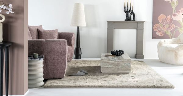 Teppich Zena 230 x 160 cm beige Carpet