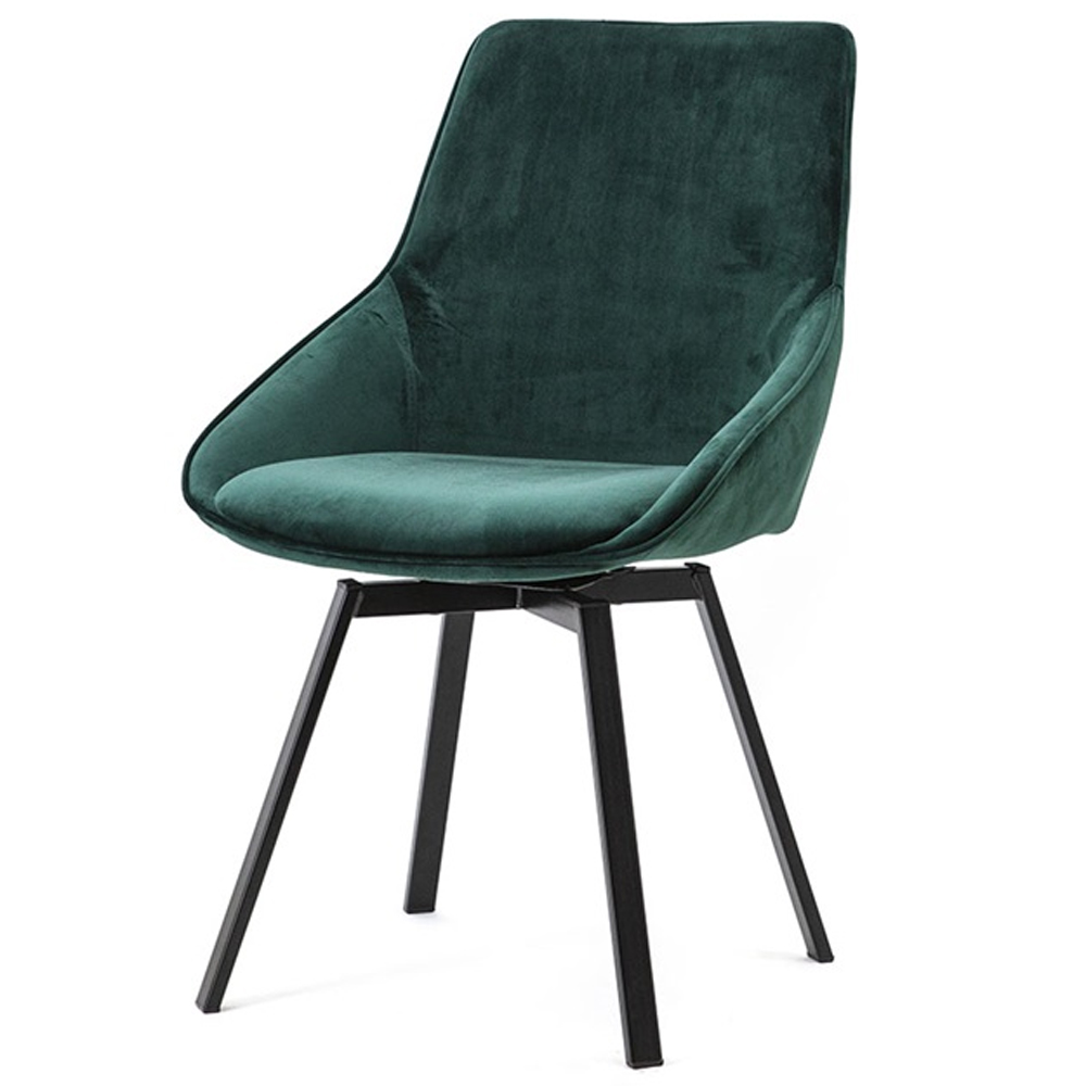 Samt ESTO grün Stuhl | großer Beau Esszimmer Maison Möbel Ihr BY-BOO Online-Shop drehbar