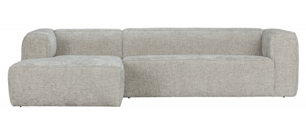 Ecksofa BEAN Melange natural Longchair links