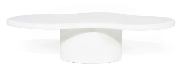 Couchtisch Seki 121 x 51,5 cm Magnesium Glasfaser weiß