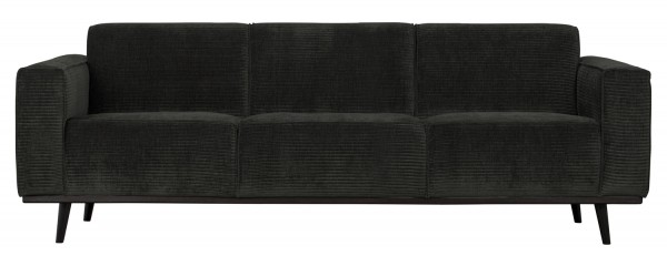 BePureHome 3 Sitzer Sofa Statement Rib Cord graphite Couch