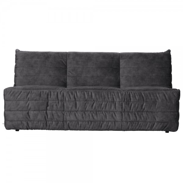 Sofa Bag 160 cm Samt anthrazit Couch