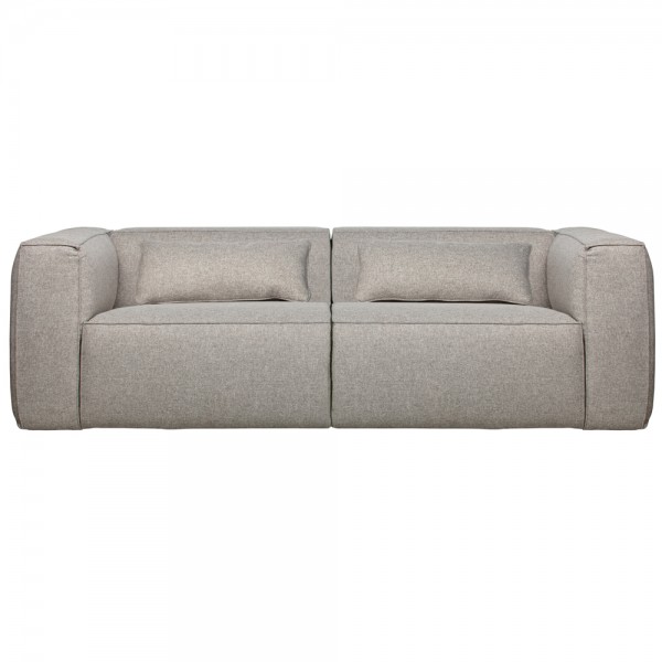 3,5 Sitzer Sofa Bean hellgrau