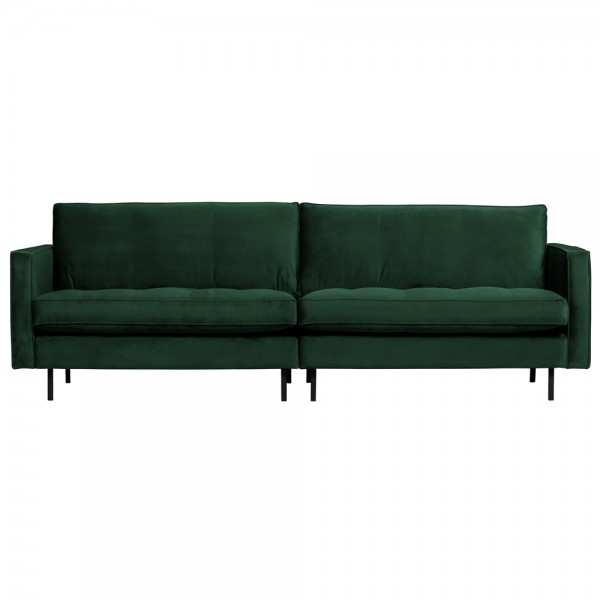 3 Sitzer Sofa Rodeo Samt Velvet waldgrün Couch Garnitur Couchgarnitur