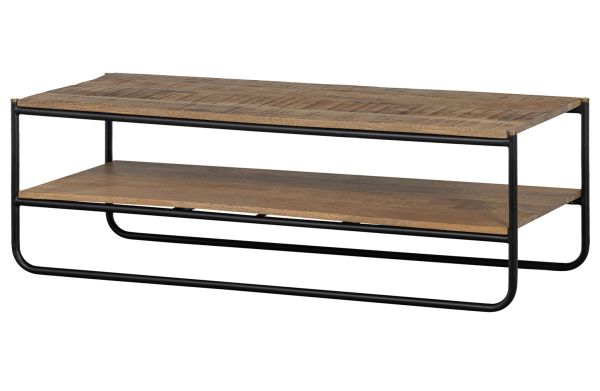 woood Couchtisch Rikkie 120 x 51 cm Mango Holzplatte