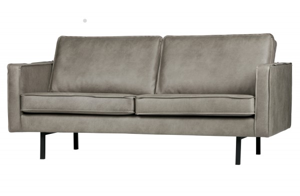 BePureHome 2,5 Sitzer Sofa Rodeo Elefantenhaut grau