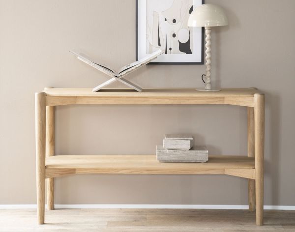 Sideboard Selbu B 130 cm Kommode Eiche Massivholz hellbraun