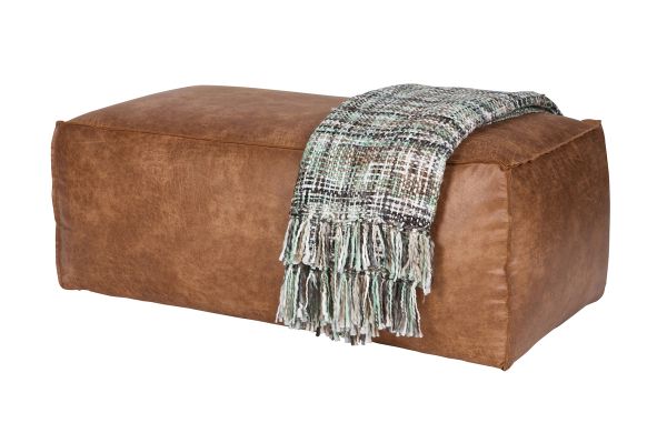 Sitzhocker RODEO Leder Hocker cognac