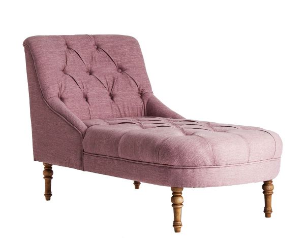 Shabby Chic Chaise Lounge Sofa Recamiere rosa pink