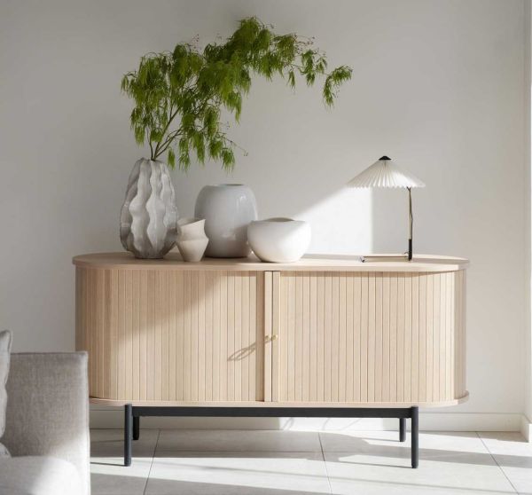 Sideboard Kommode HILLEVI whitewash Eiche