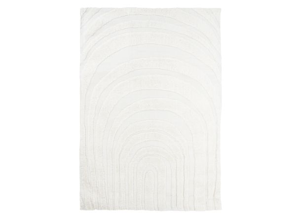 Teppich Maze 230 x 160 cm off-white Baumwolle Carpet