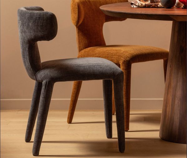 BePureHome Esszimmerstuhl Stuhl PERMIT Stoff Bezug espresso