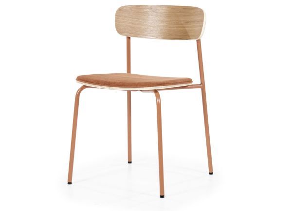 2er Set Esszimmerstuhl Stuhl Skola terrakotta