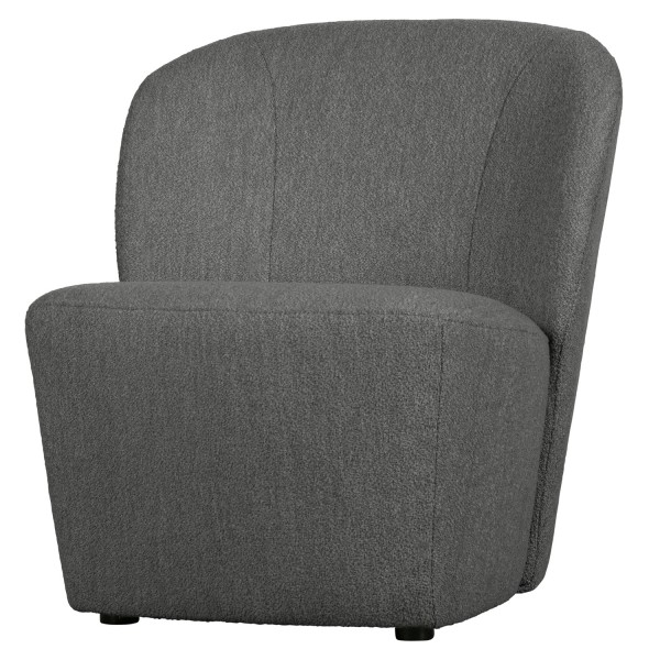 vtwonen Loveseat Sessel Lofty Bouclé grau Loungesessel