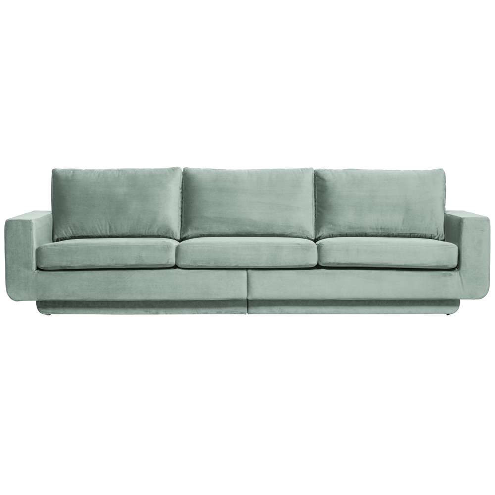 be pure 3 Sitzer Sofa Fame 282 cm Samt Velvet mint Couch