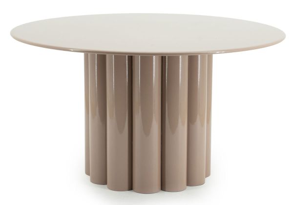 Couchtisch Olympa Ø 63 cm Metall altpink