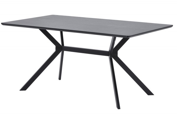 Esstisch Bruno 160 x 90 cm schwarz Dinnertisch Tisch Esszimmertisch