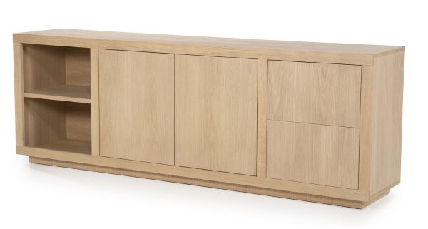 Sideboard Helsinki B 200 cm Kommode Eiche Furnier hellbraun