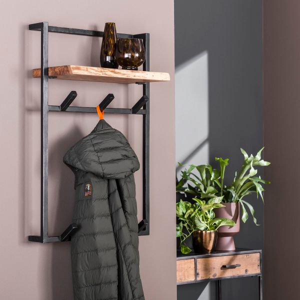 Wandgarderobe B 51 cm mit Ablage Garderobe