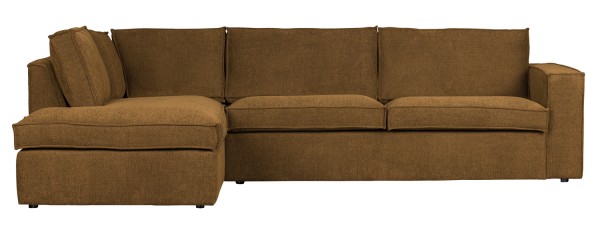 Woood Ecksofa Freddie bronze Chaiselongue links