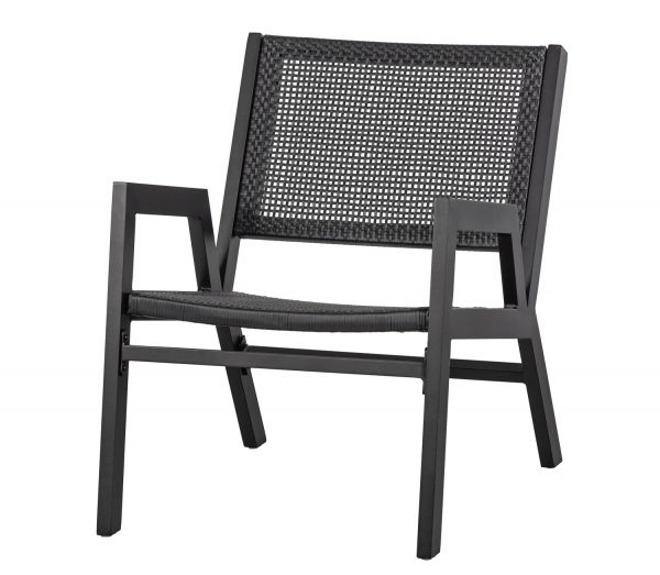 2er Set Gartenstuhl Sessel Pem Aluminium schwarz