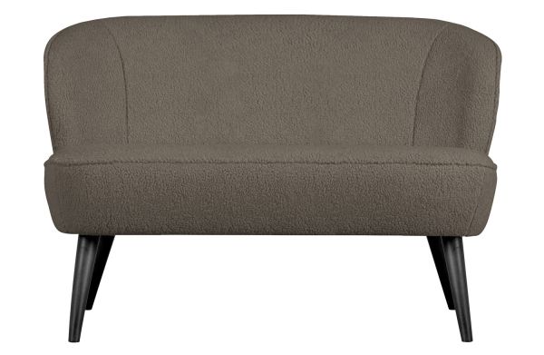 woood kleines 2 Sitzer Sofa SARA 110 cm Teddystoff