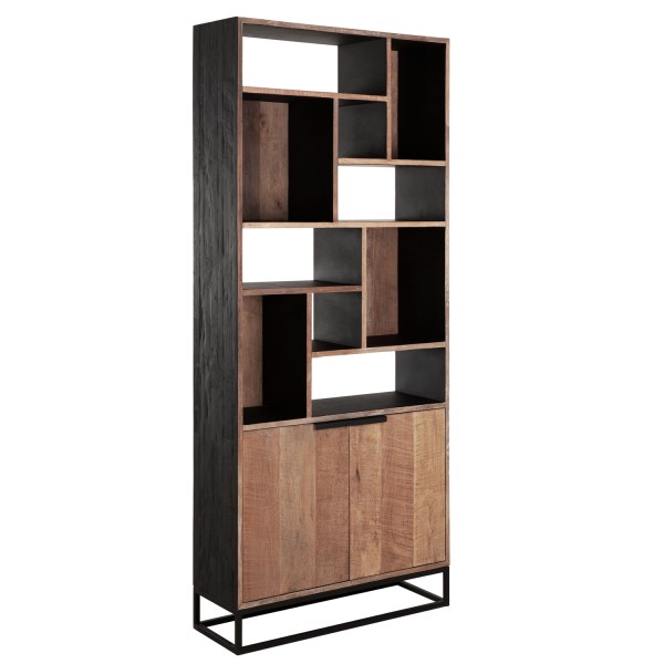 Bücherschrank Regal Cosmo B 90 cm Teakholz